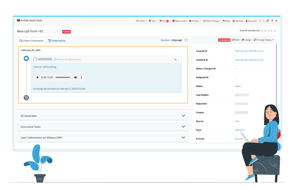 Telephony Integration with Faveo