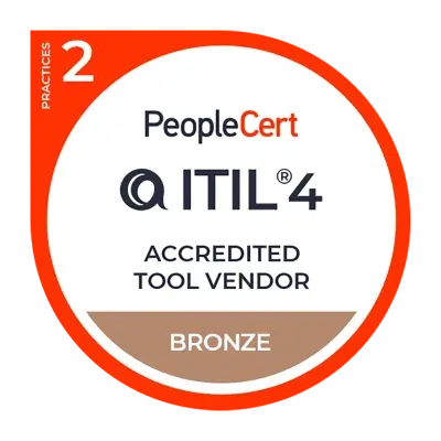 PeopleCert - Accredited Tool Vendor Bronze